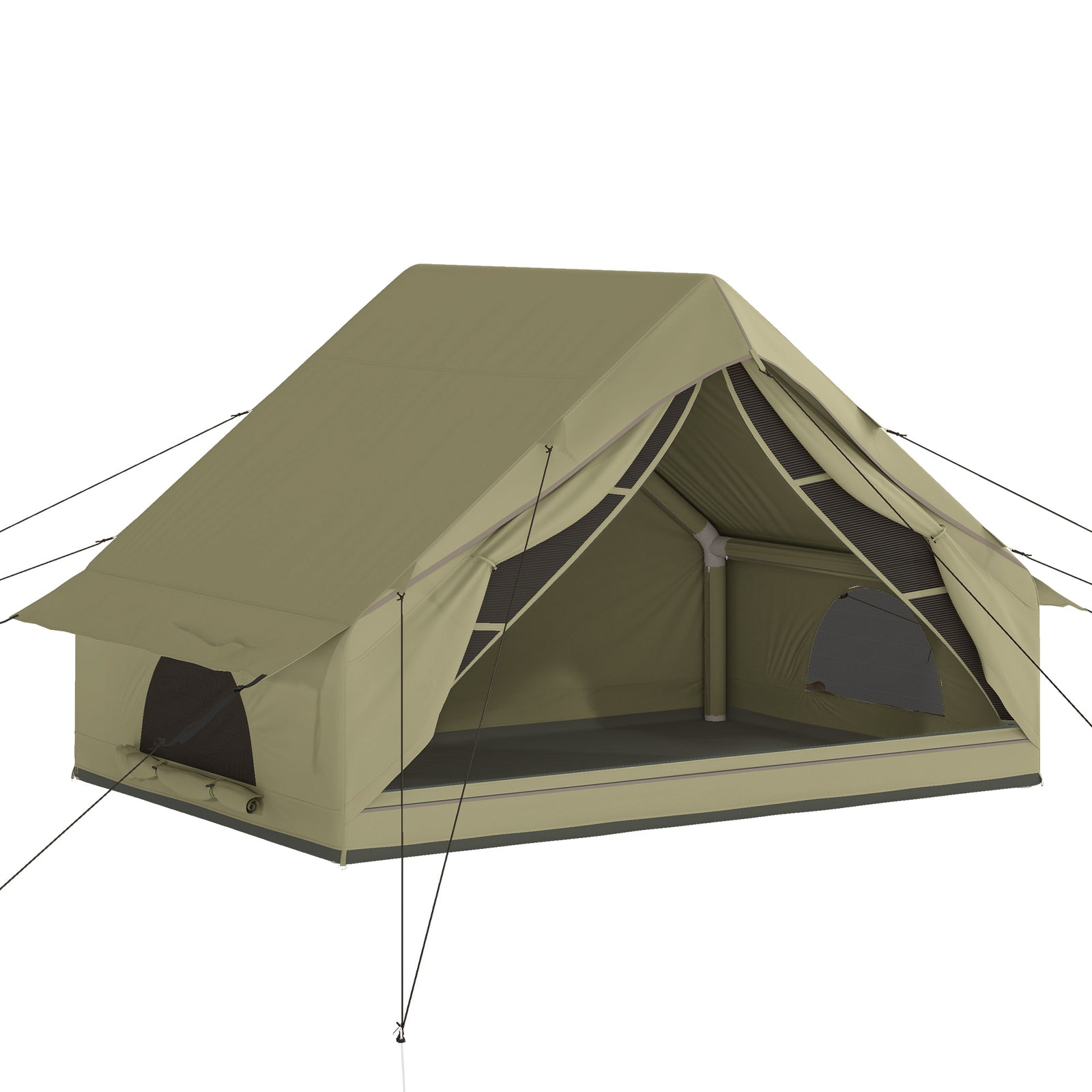 Inflatable Tent Waterproof For 2-4 Person | Green