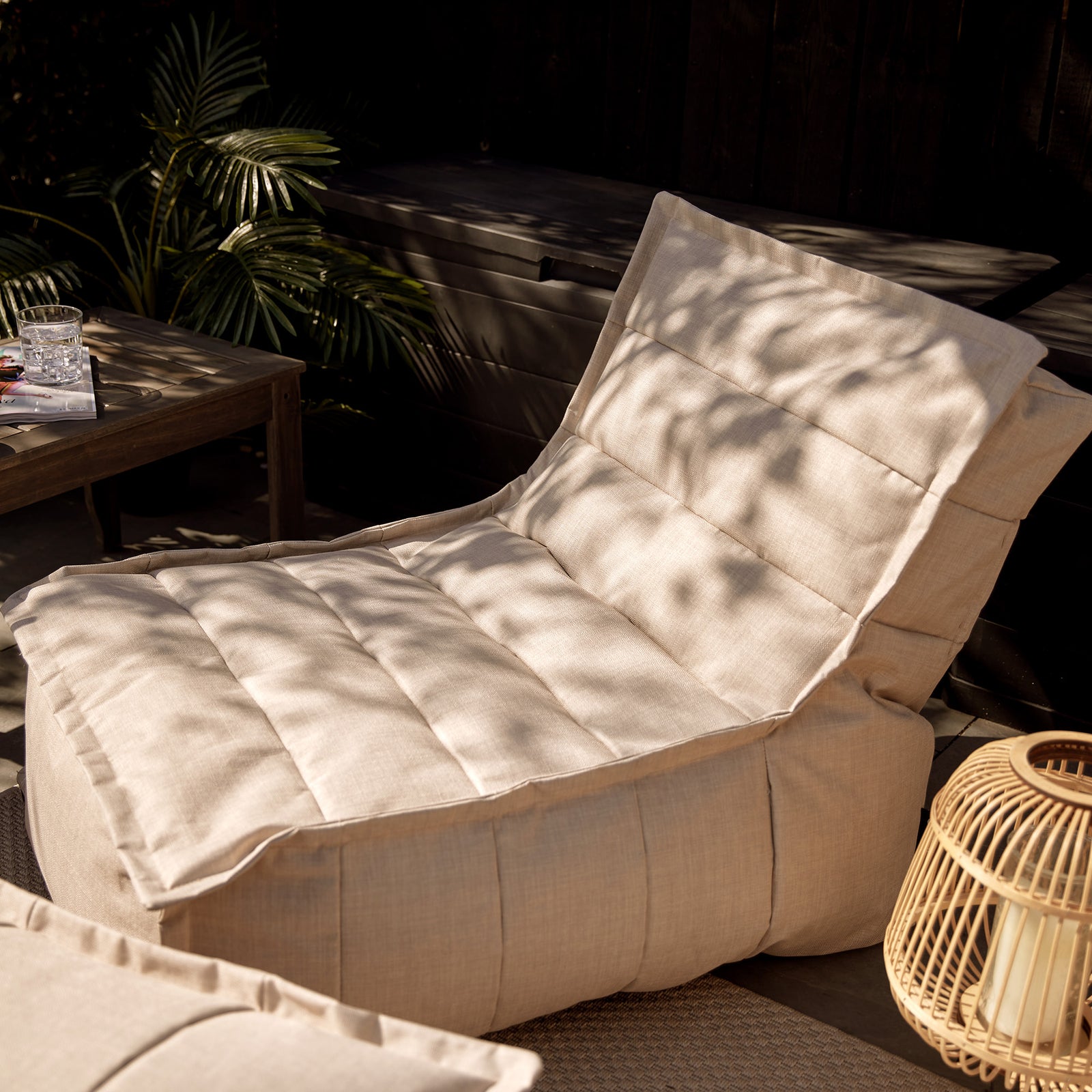 Dolce Indoor Outdoor Bean Bag Lounger Patio Chairs