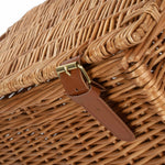 Light Steamed Windsor Wicker Picnic Basket | Large | Brown