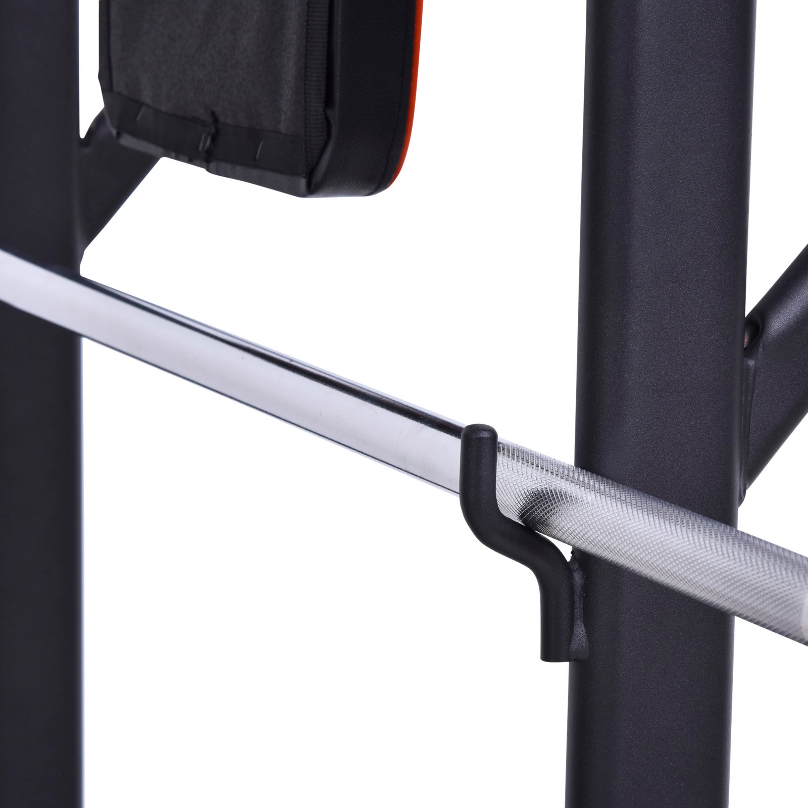 Power Tower Dip Station With Sit-up Bench And Tension Ropes | Black