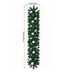 Pre-lit Artificial Christmas Garland with Pinecones