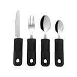 Easy Grip Cutlery, 4 Piece Set, Dishwasher Safe