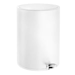 Stainless Steel 6l Pedal Bin With Easy Clean Inner Liner | White