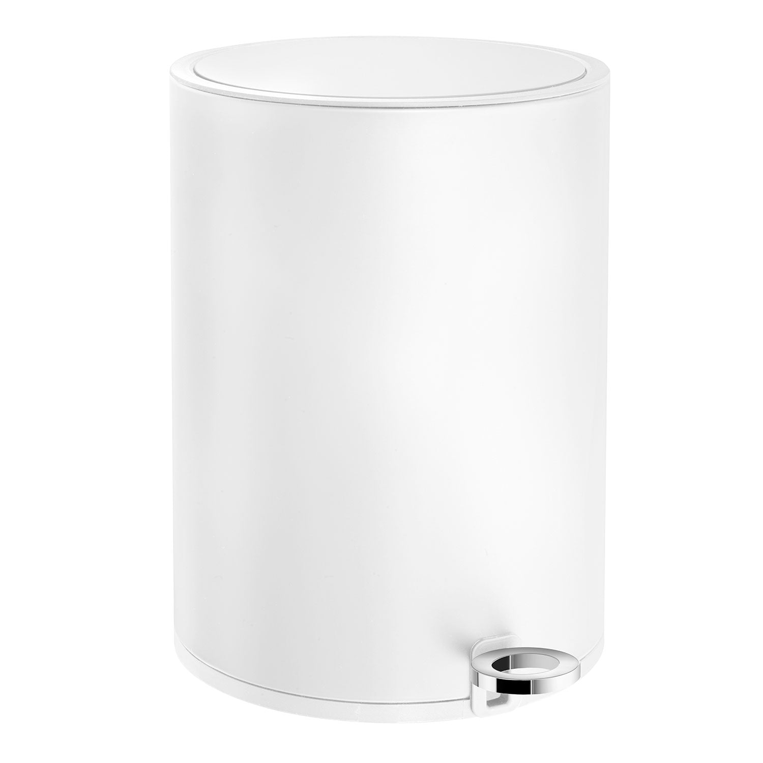 Stainless Steel 6l Pedal Bin With Easy Clean Inner Liner | White