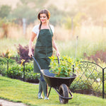 Decorative Garden Fencing, 24"x9.8' Picket Fence Panels