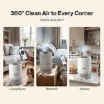 Spector Air Purifier Smart Hepa Alexa App Control With Timer Quiet Sleep Mode