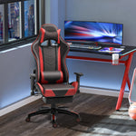 Ergonomic Gaming Chair Reclining Red