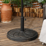 18kg Resin Garden Parasol Base Round Stand