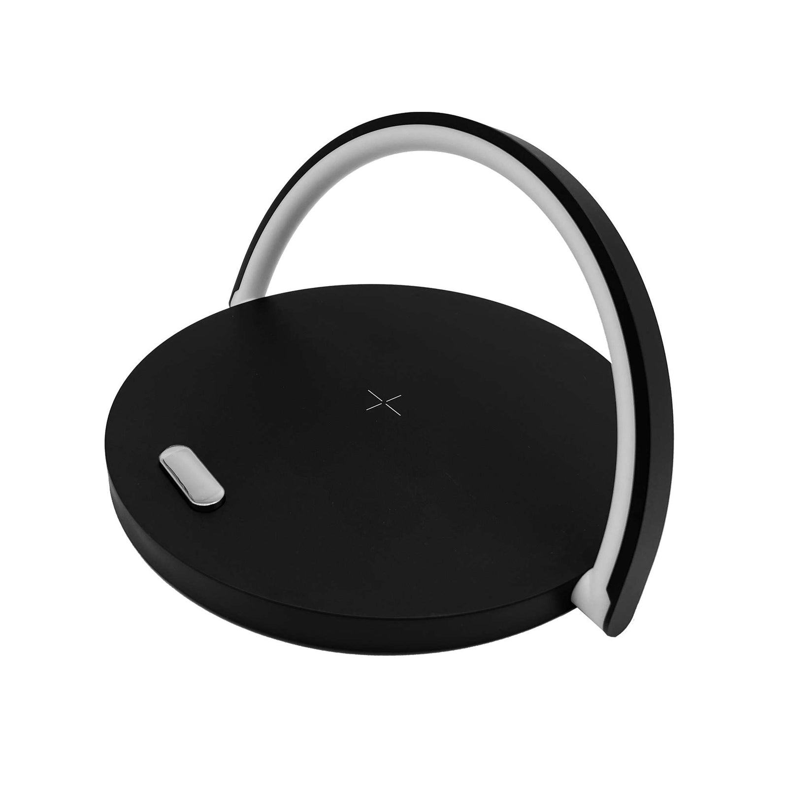 Touch Control Bedside Lamp With Built-in Wireless Charging | Black