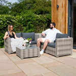 Rattan Modular 6 Piece Furniture Set | Grey