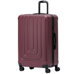 Large 30" Hard Shell Check In Suitcase 8 Spinner Wheels Hold Luggage | Large | Burgundy