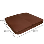 2m Hot Tub Spa Cover | Brown