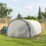 6x3m Polytunnel Greenhouse W/ Door & Windows