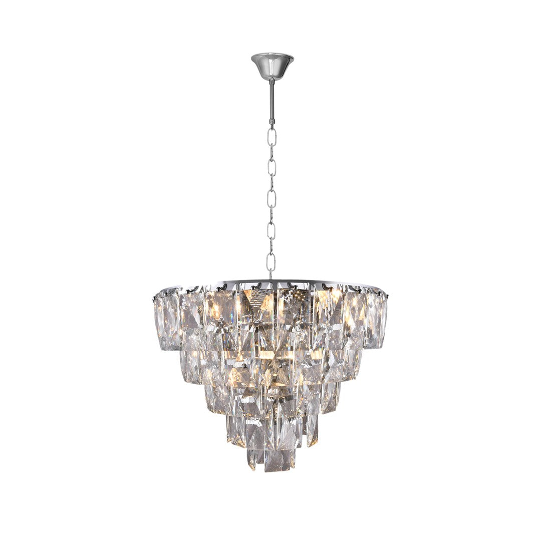 Chelsea Chandelier Magnificent 50cm Centrepiece In Crystal And Chrome