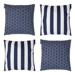 Deck Stripe Set Of 4 Outdoor Cushion