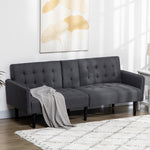 Upholstered Sofa Bed 3 Seater Home Theater With Storage