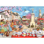 French Market - 1000 Piece Jigsaw Puzzle For Adults