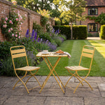 Colourways Vibrant Folding Patio Or Balcony Set | Yellow