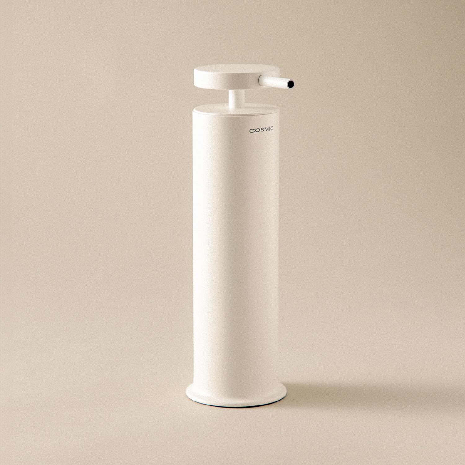 Soap Dispenser, 185ml Capacity, White Design, Geyser Collection