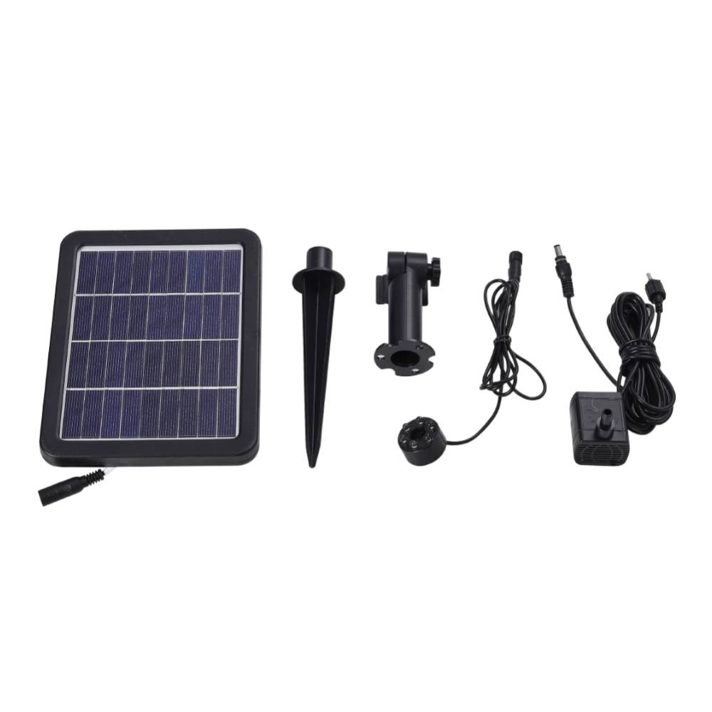 Pagoda Solar Garden Fountain