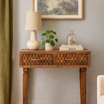 Artisan Furniture Arno Console Table In Golden Teak