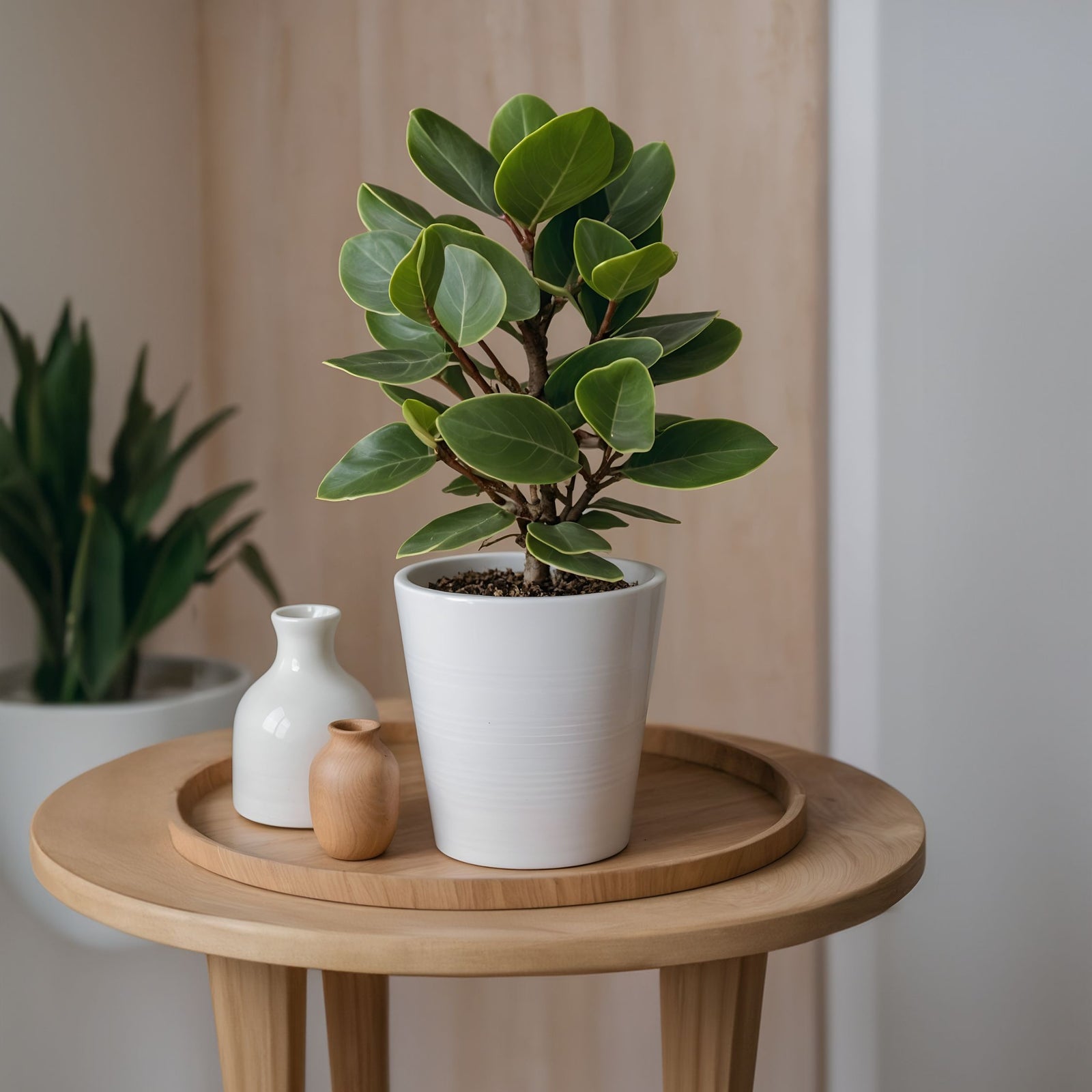 Autograph Tree - 4 Pcs. - Clusia Rosea 'princess' - Height 25-35cm - ⌀12cm | Set-of-4 | Green