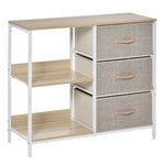 Chest Dresser Tower With 3 Drawers Storage Cabinet Organizer | One Size | Beige