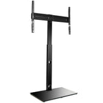 Universal Tv Stand 30 To 75 Inch Tvs, Swivel & Height Adjustable, 40kg Load, Max Vesa 600x400mm, Tempered Glass Base