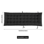 Sun Lounger Cushion Chair Sofa Cushion Cover Black