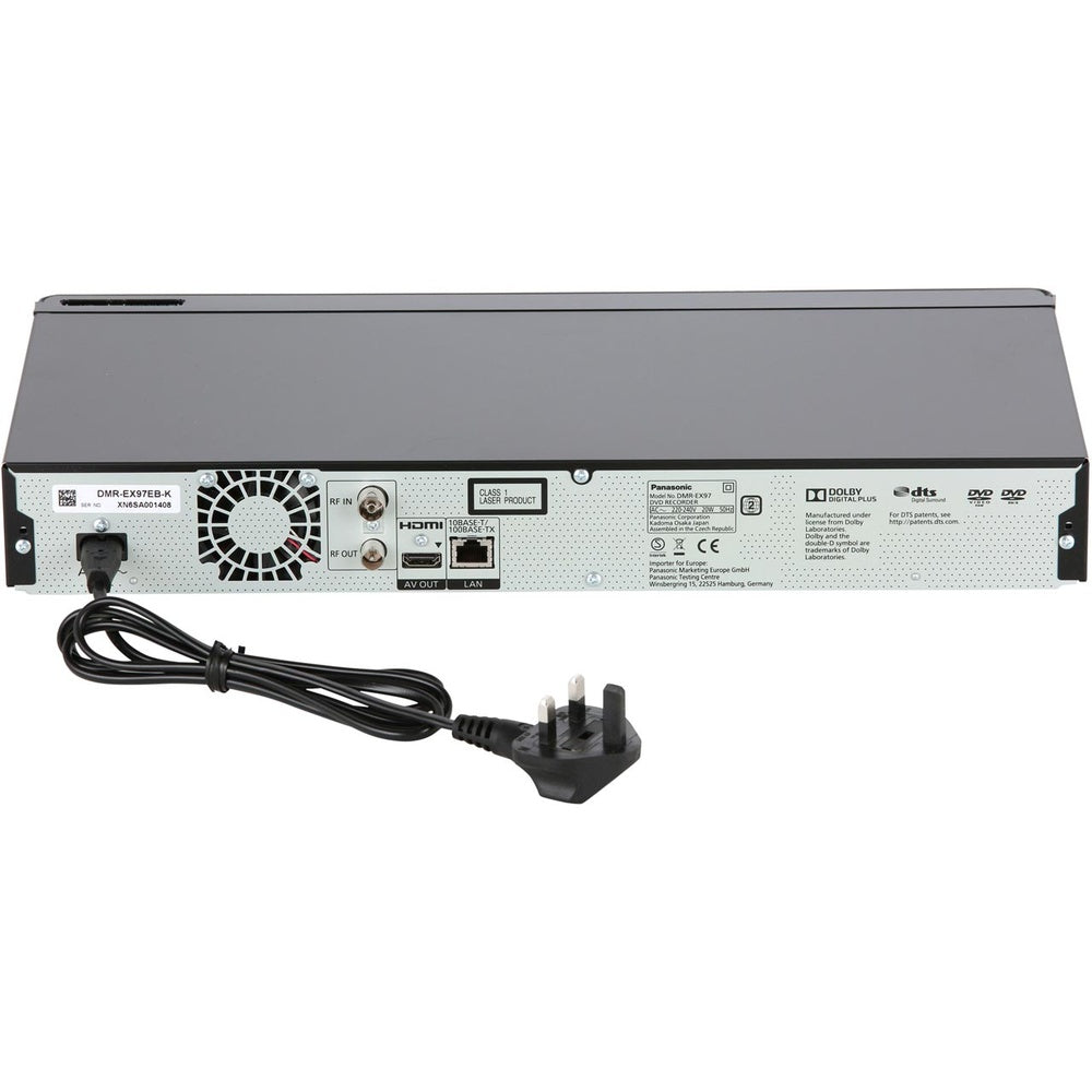 Dmr-ex97eb 500gb Dvd Player Freeview+ Hd Twin Recorder | Black