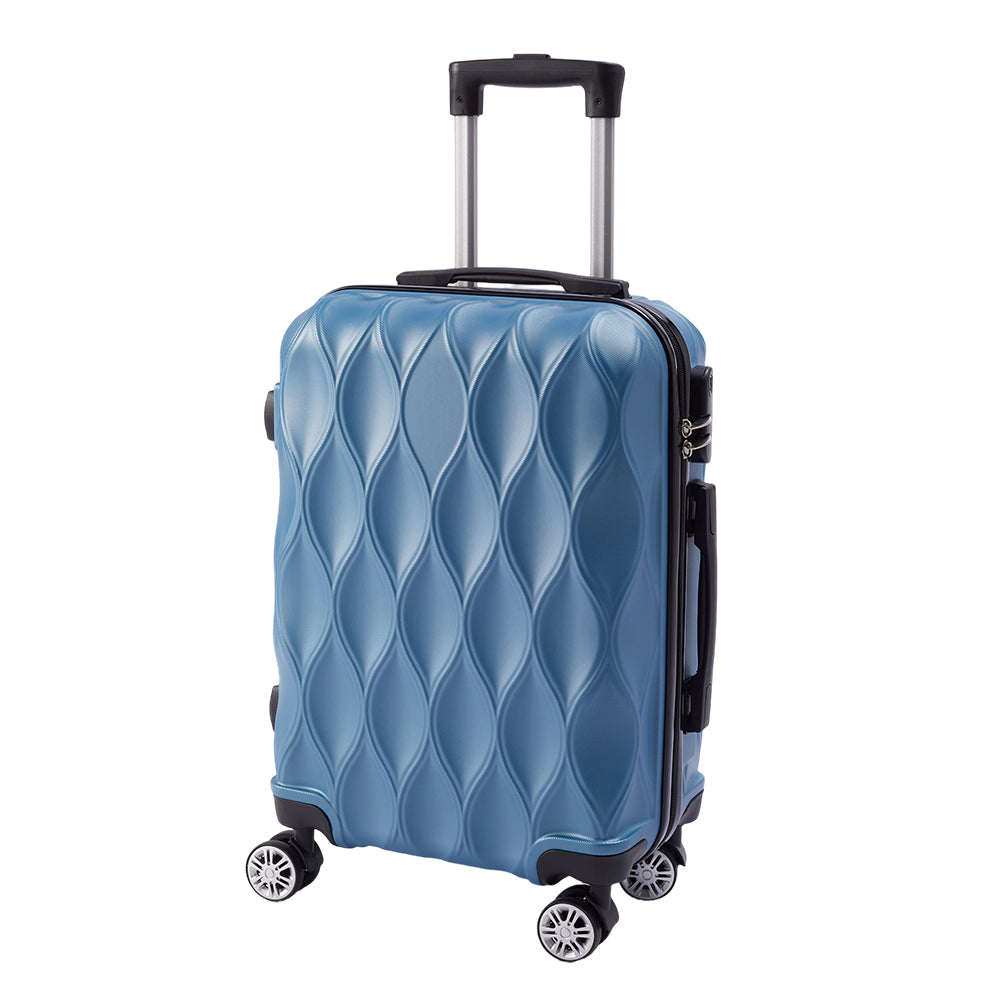 20 Inch Hard Shell Travel Suitcase | Blue
