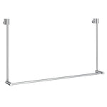 Polished Chrome Towel Rail For Glass Shower Panel | Single | Polished Chrome