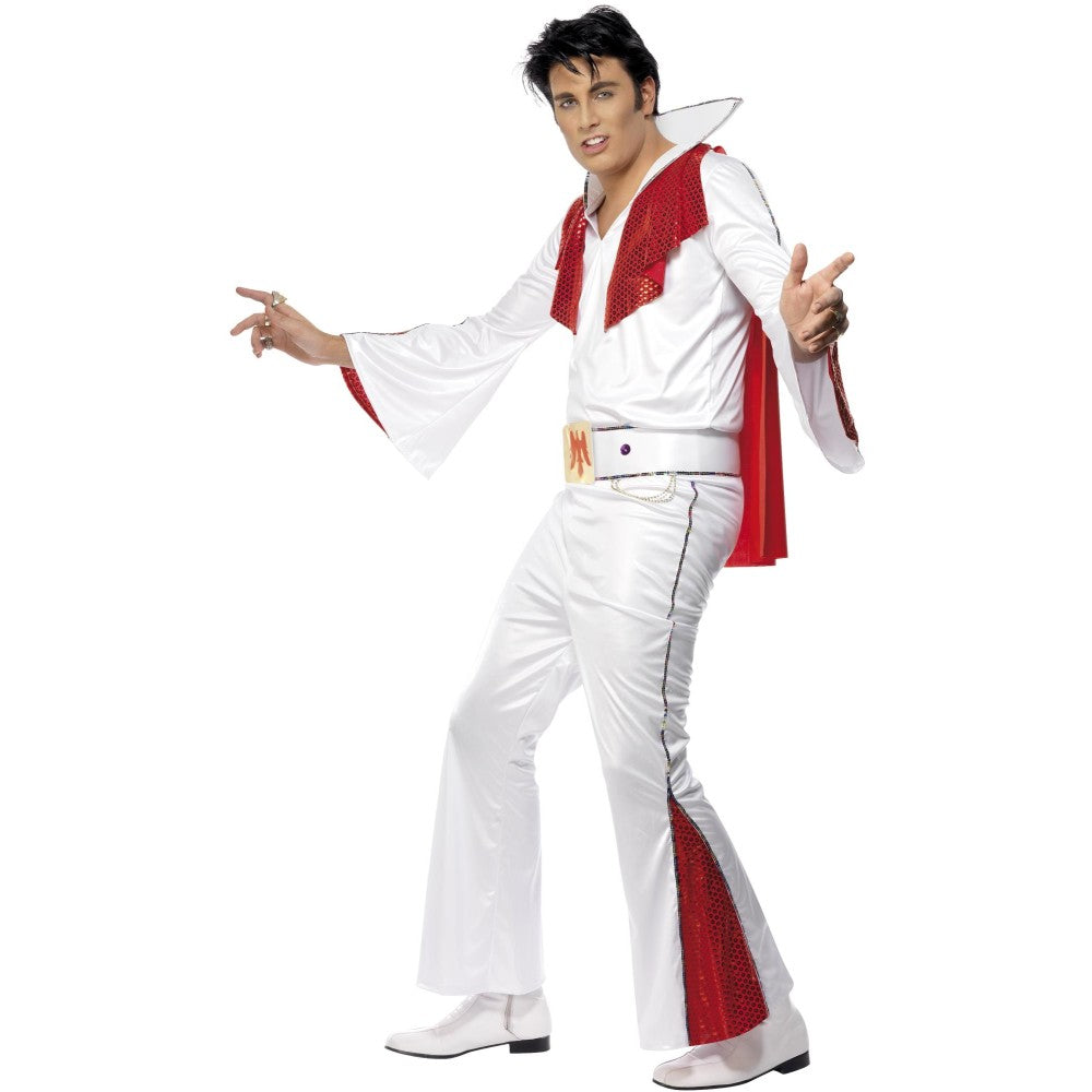 Elvis Costume, White & Red | Large