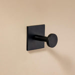 Towel Hook, Robe Hook, Coat Hook, Self-adhesive, Black, Stick Collection