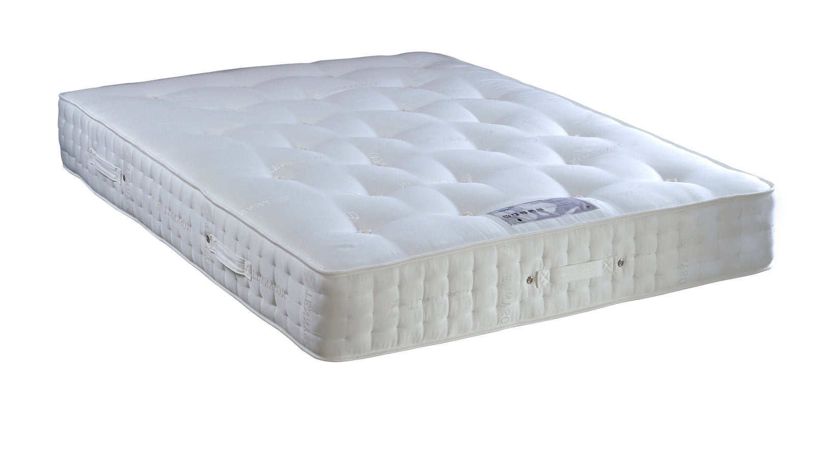Tennyson 4000 Twin Pocket Sprung Natural Orthopaedic Mattress | Super King | White