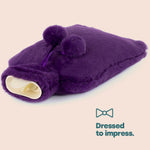 Plush Hot Water Bottle | One Size | Purple
