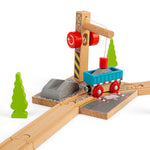 Railway Gravel Crane for Wooden Train Sets