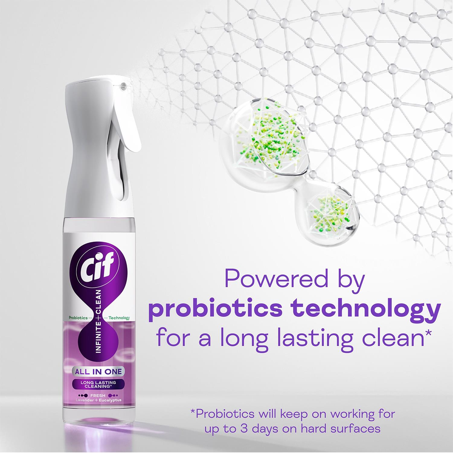 Infinite Clean All In One Cleaner Spraylavender Eucalyptus, 6 Pk Of 280ml