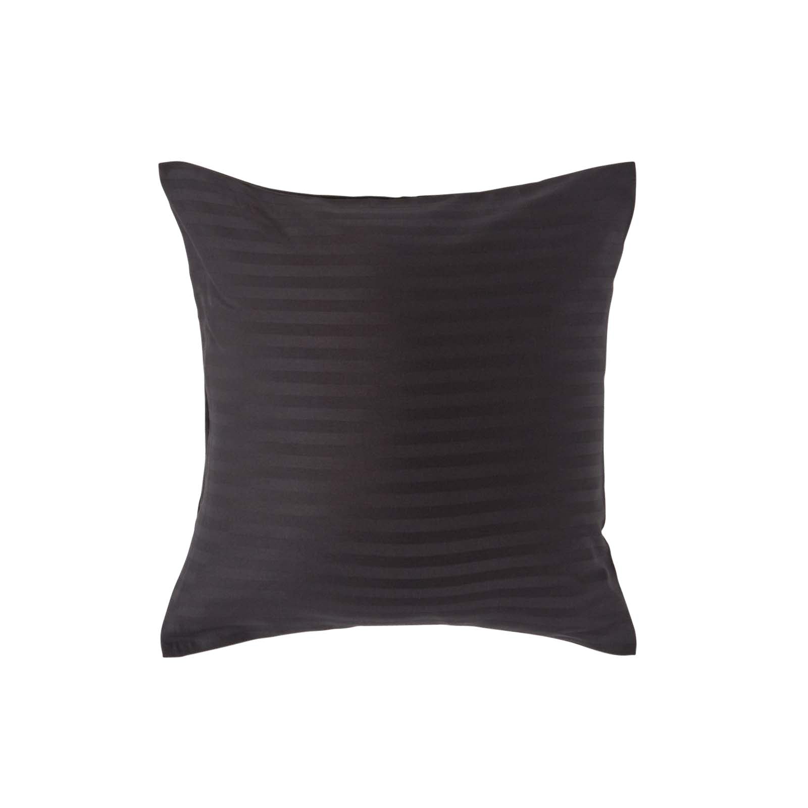 European Size Egyptian Cotton Pillowcase 330 Tc | 40cm x 40cm | Black