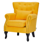 Breeins Vintage Armchair With Lumbar Pillow