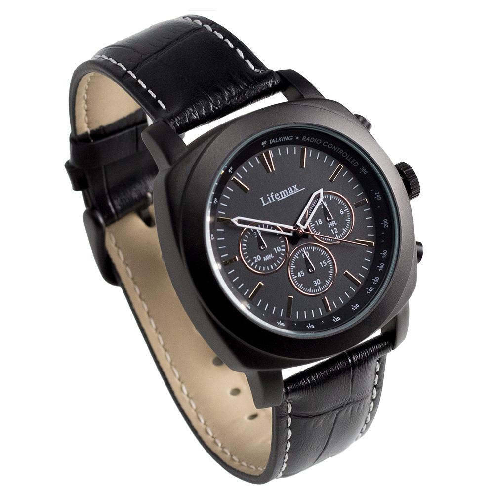 Talking Atomic Watch, Silver, Fixed Bracelet