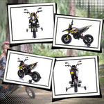 12v Aprilia Licenced Kids Electric Motorbike With Training Wheels | Yellow