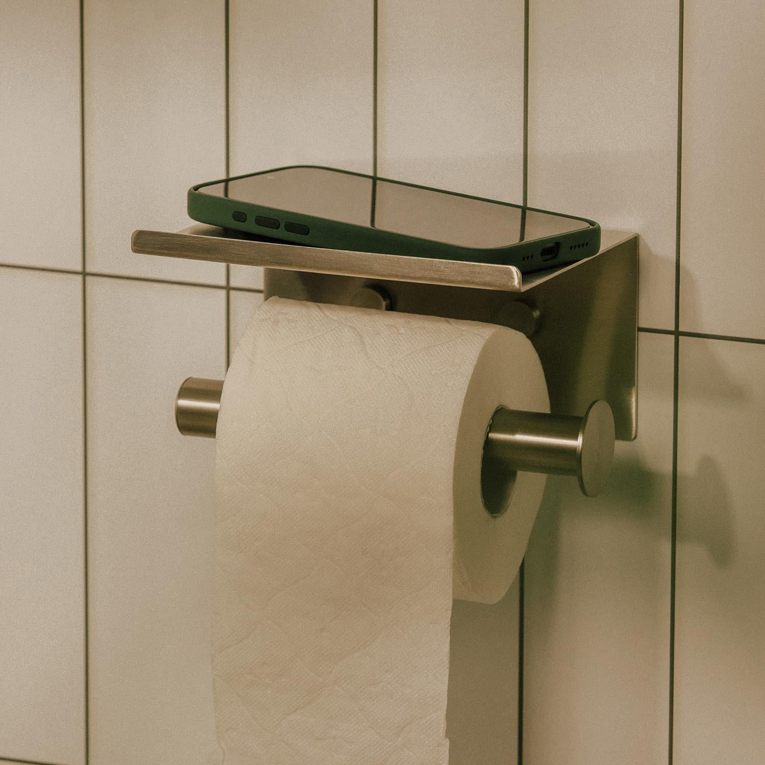 Paper Holder With Cover Matt Black Architect Sp