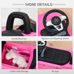Benz G350 Kids Ride On Sliding Car W/ Under Seat Storage No Power | Pink