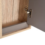 49x57cm Wall Mounting Bathroom Cabinet & Mirror Shelf Door