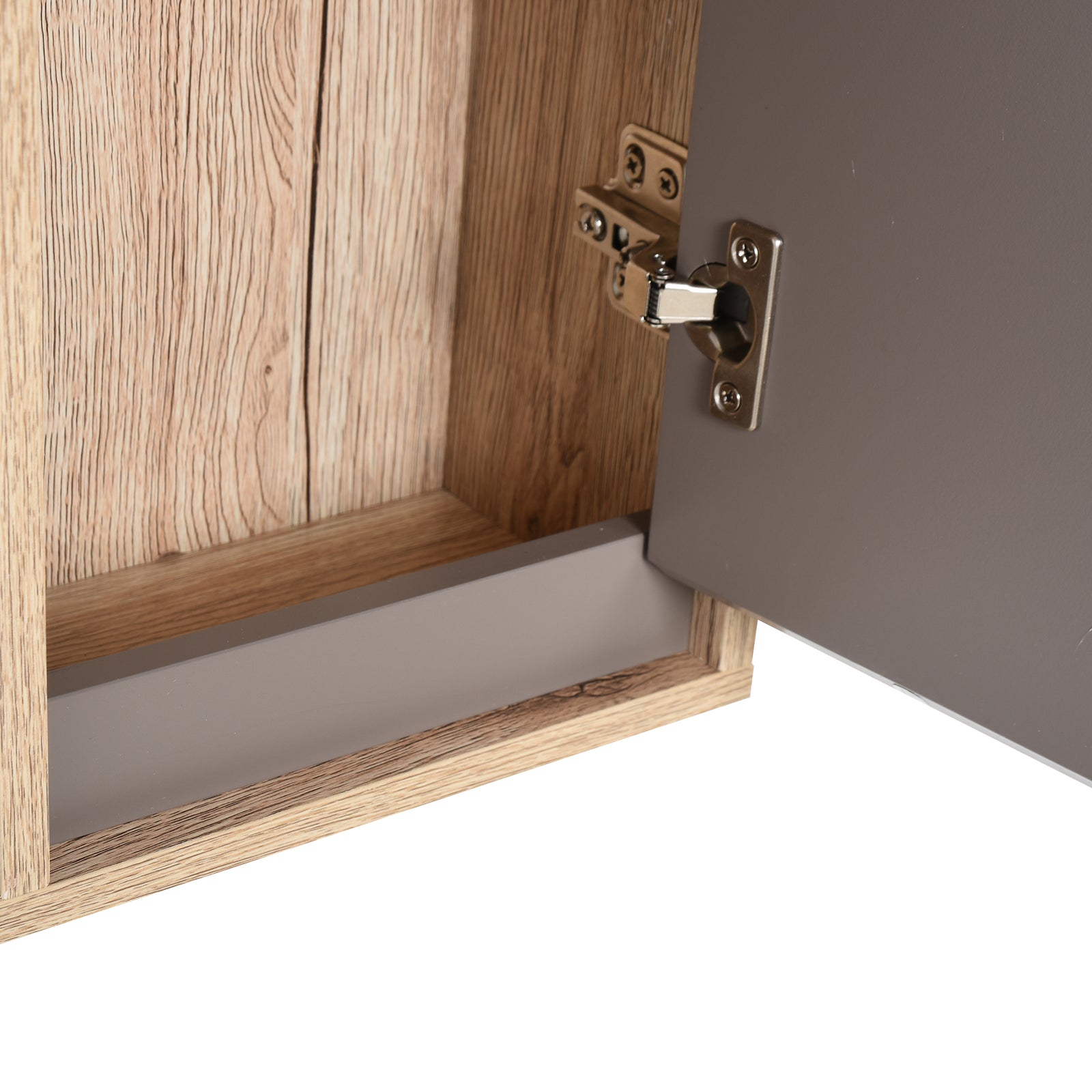 49x57cm Wall Mounting Bathroom Cabinet & Mirror Shelf Door