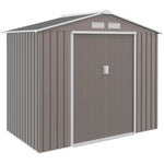 Garden Shed Storage Unit W/locking Door Floor Foundation | Gray