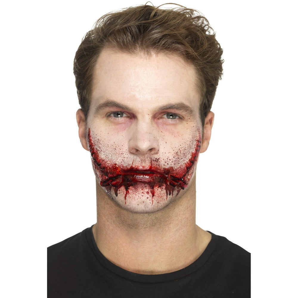 Latex Stitched Smile Prosthetic
