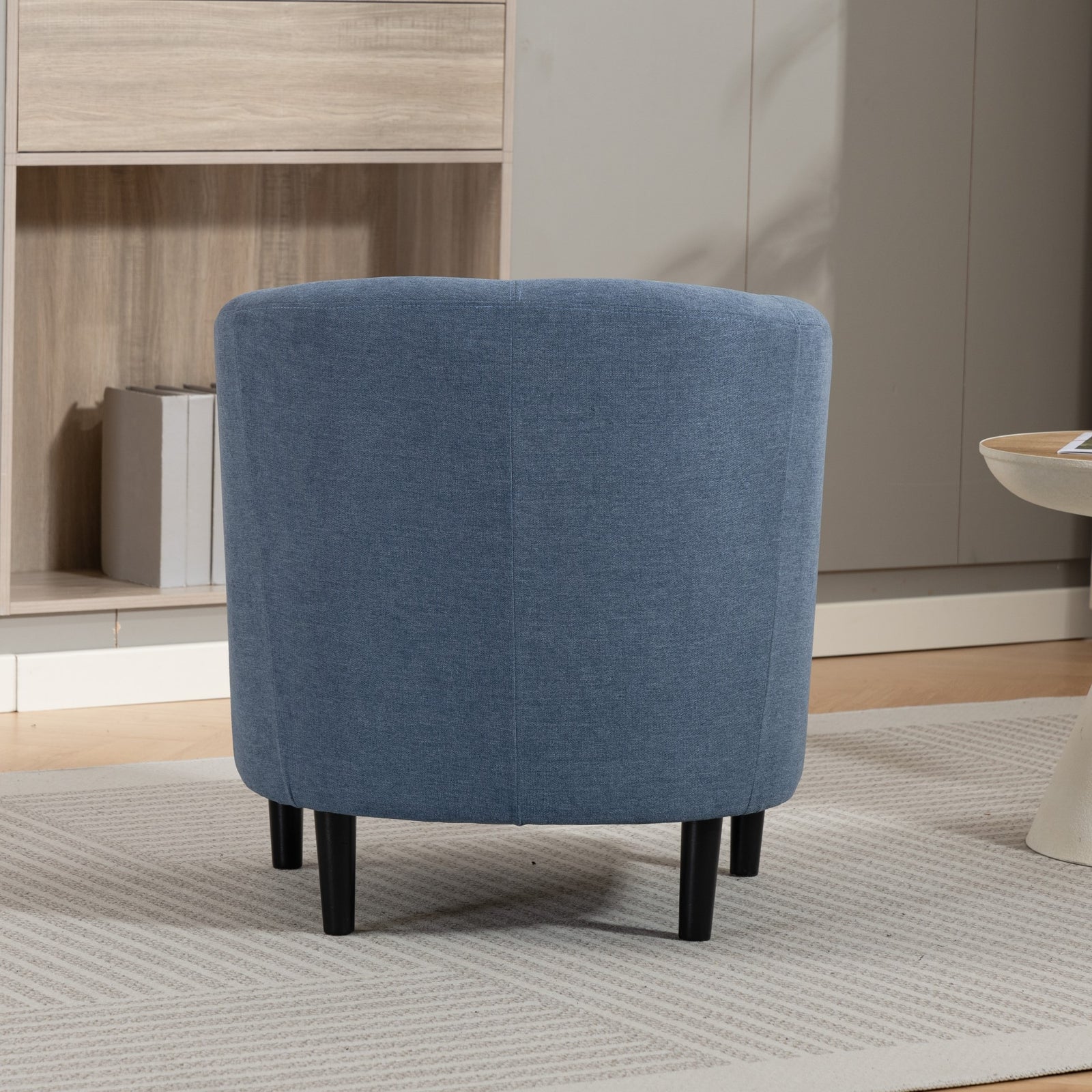 Beulah Fabric Accent Chair | Light Blue