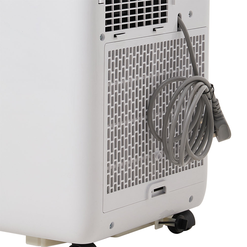 9000 Btu Portable Air Conditioner White Mobile Ac With Remote, 24h Timer, Wifi Smart Control & App, Cooling& Fan